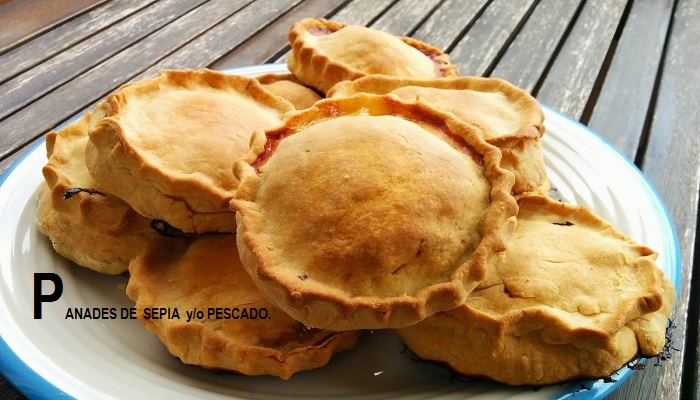 RECETA DE PANADES DE SEPIA  O PESCADO