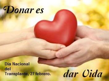 Día Nacional del Transplante, 27 de Febrero