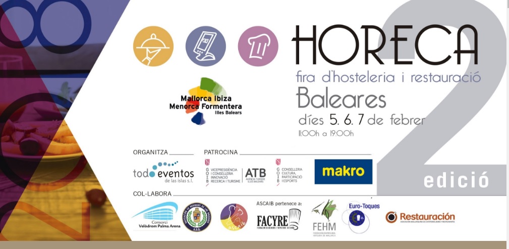 Llega la segunda edicion de Horeca  Baleares  2.018
