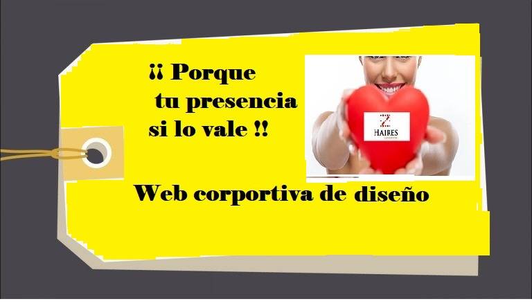 Web corporativa de diseño, integral y eficaz.